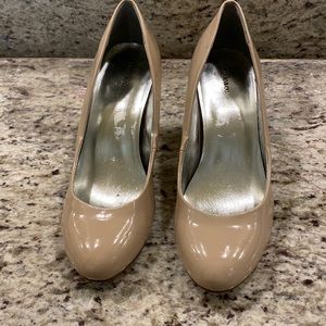 Style & Co pumps in versatile, tan color.